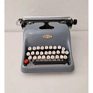 VERY RARE Kay An Ee Typewriter Child Student Learning Antique MADE IN ITALY